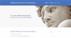 Desktop Screenshot of dr-rosenstein.com