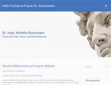 Tablet Screenshot of dr-rosenstein.com